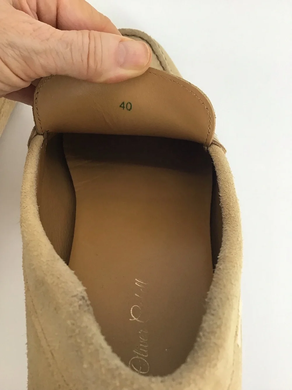 Oliver Cabell Mens Suede Leather Driver Loafer Crafted in Portugal Size 40EU/7US